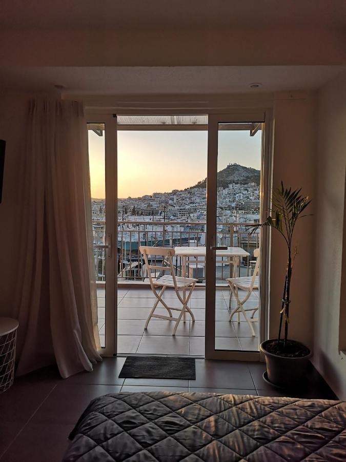 شقة Athens From The Top, Cozy Studio In The City Center المظهر الخارجي الصورة