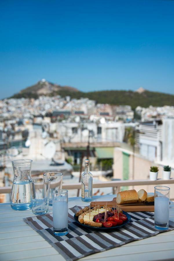 شقة Athens From The Top, Cozy Studio In The City Center المظهر الخارجي الصورة